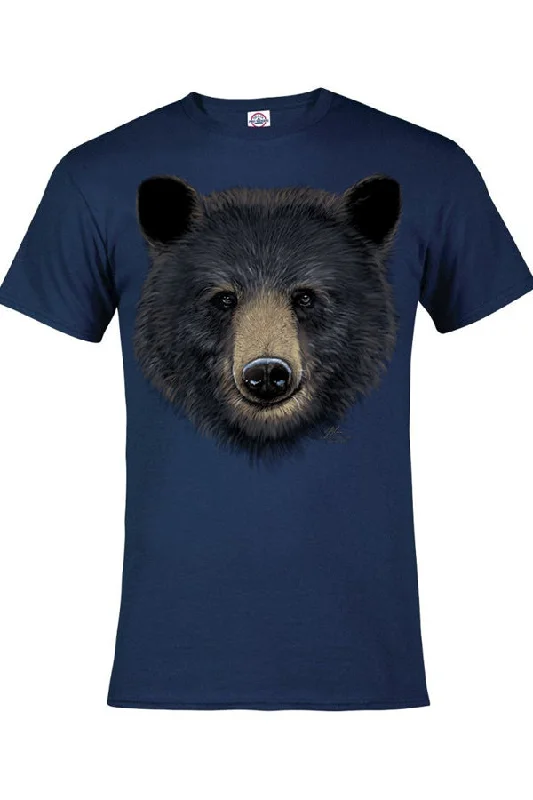 Super Savings Adult Big Head Black Bear T-Shirt