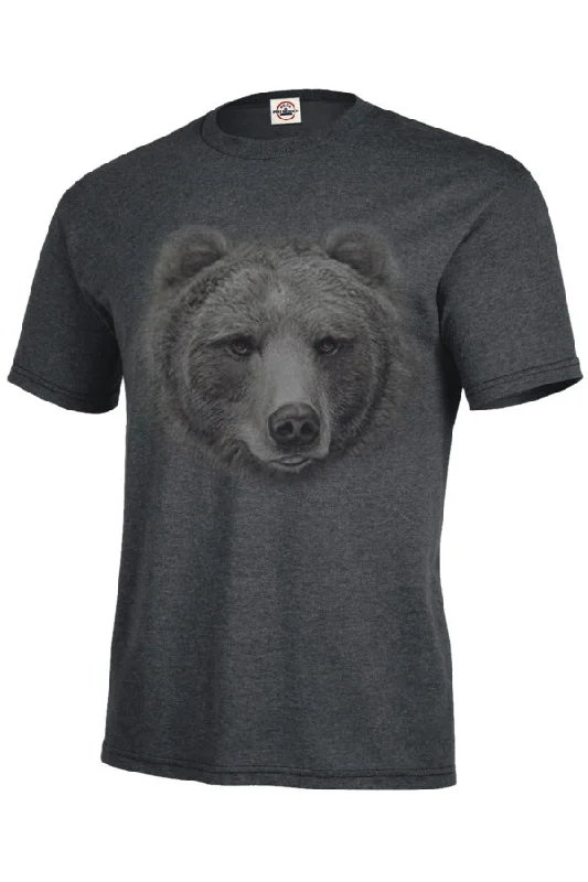 Price Break Adult Big Head Grizzly Profile T-Shirt
