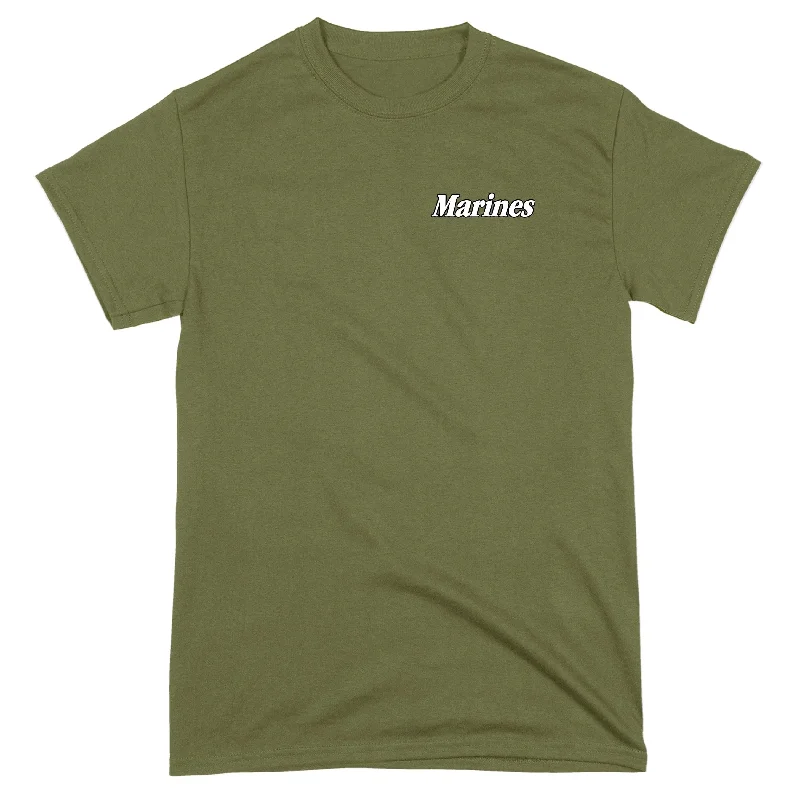 Weekend Savings Bonanza Closeout Marines Chest Seal 100% Cotton Tee