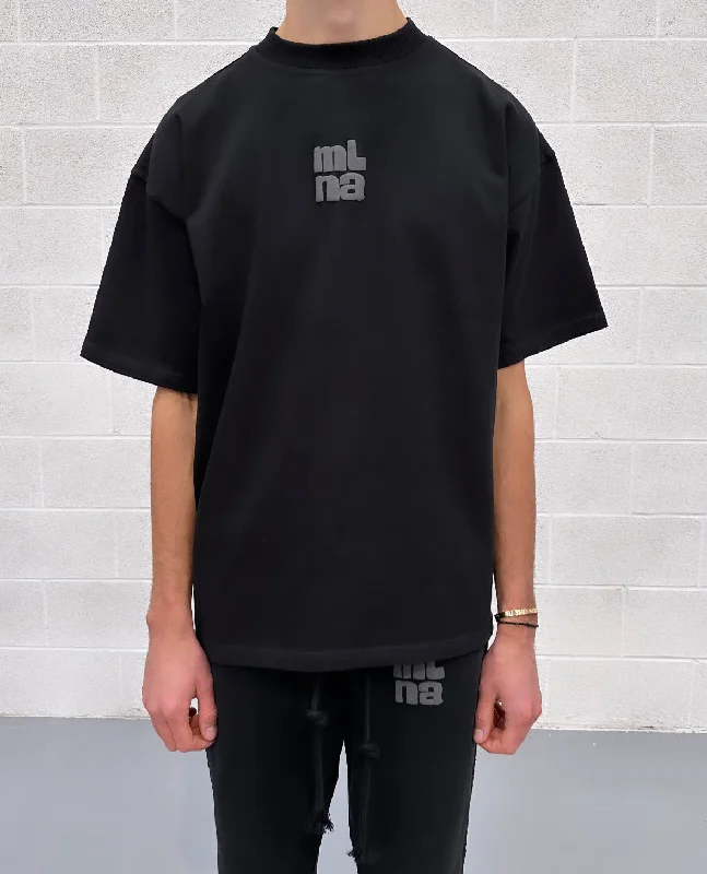 Black Bubble Heavyweight T-shirt.