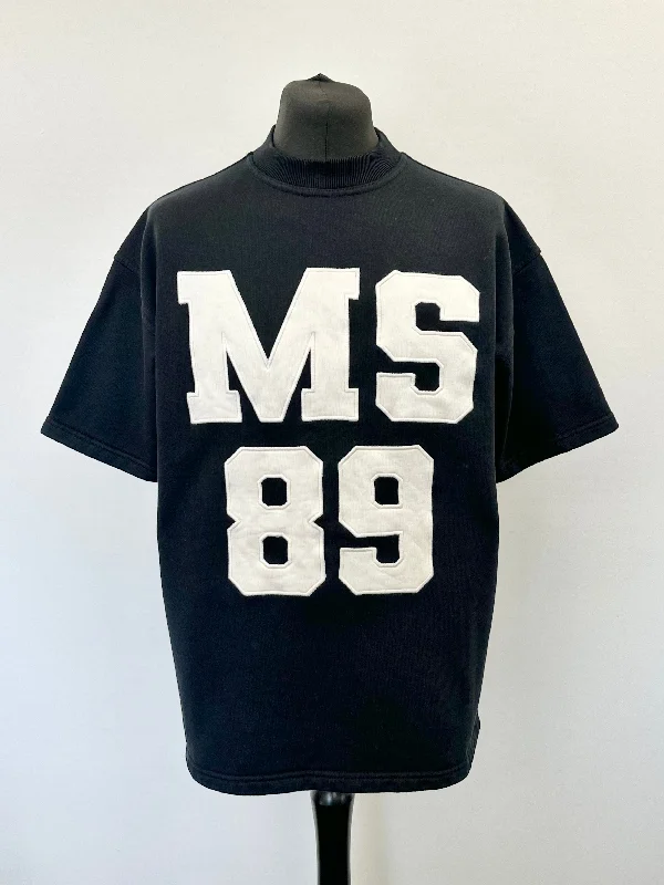 Black MS89 Heavyweight Sweatshirt Tee.