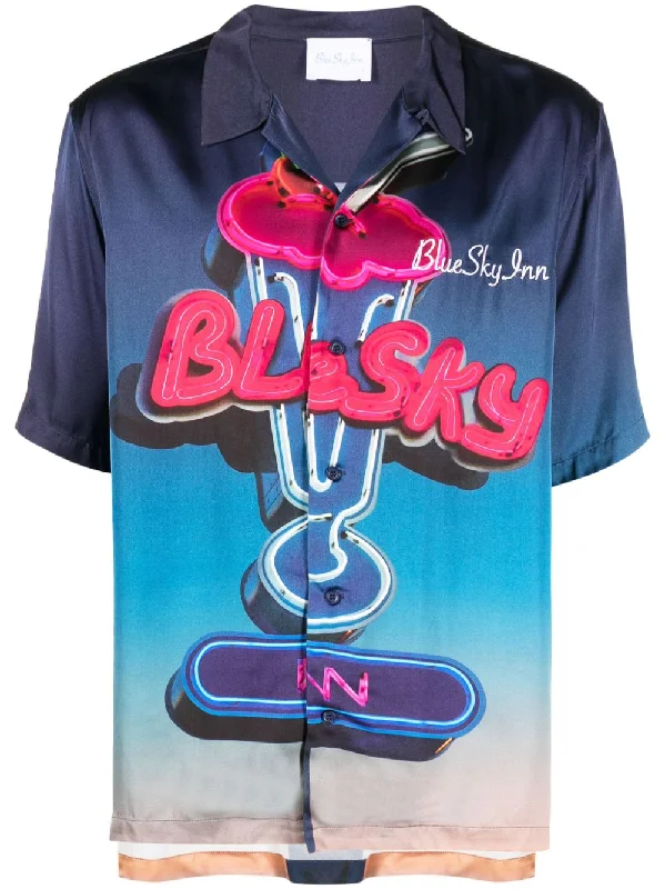 blue Sky Inn Men's Shirts blue