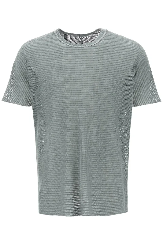 Boris Bidjan Saberi Men's Cotton Perforated T-Shirt