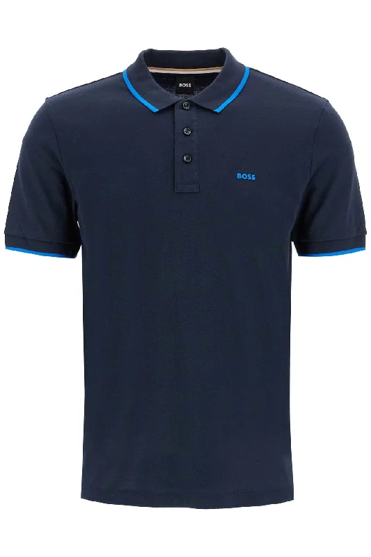 Boss Men's "Contrast Trim Parlay Polo Shirt