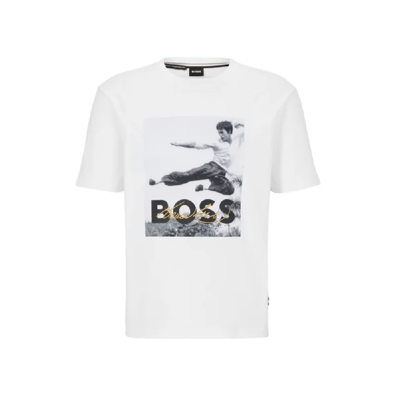 BOSS x Bruce Lee gender-neutral T-shirt with photo artwork