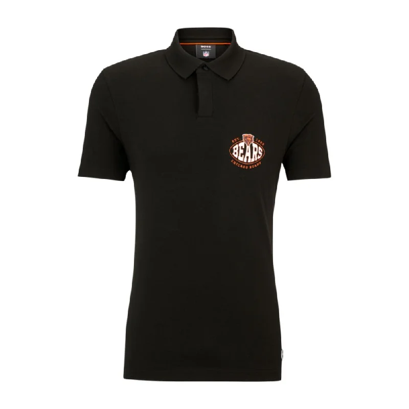 BOSS x NFL cotton-piqu polo shirt with collaborative branding