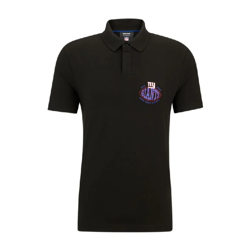 BOSS x NFL cotton-piqu polo shirt with collaborative branding