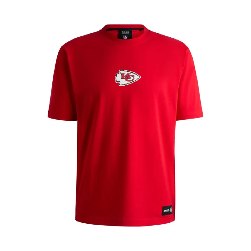 BOSS x NFL stretch-cotton T-shirt with special branding