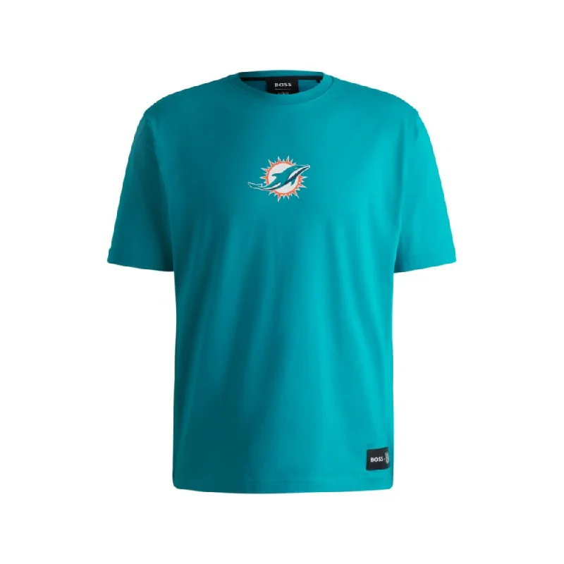 BOSS x NFL stretch-cotton T-shirt with special branding