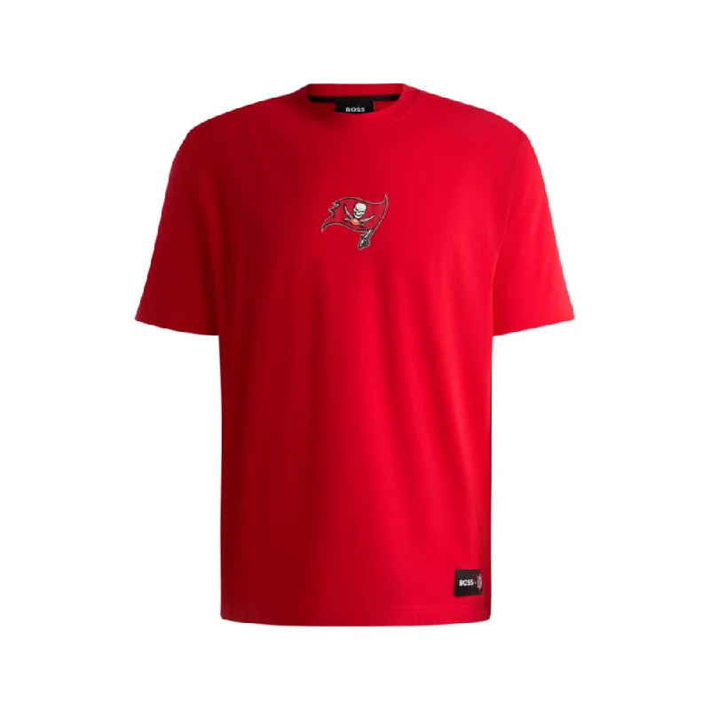 BOSS x NFL stretch-cotton T-shirt with special branding