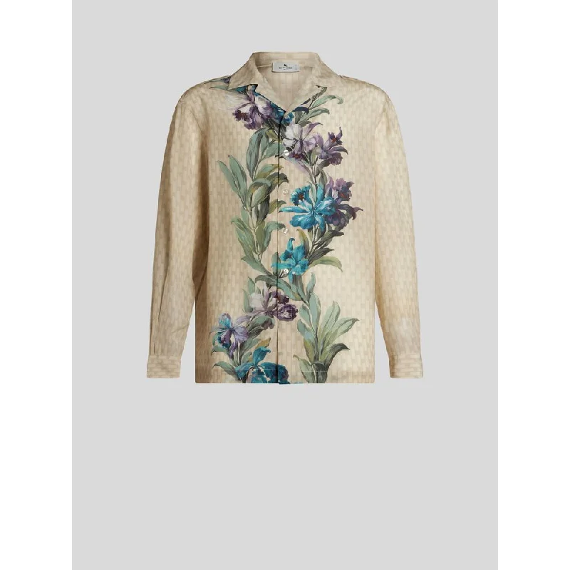 Markdown Sale BOWLING SHIRT WITH PLACED PRINT