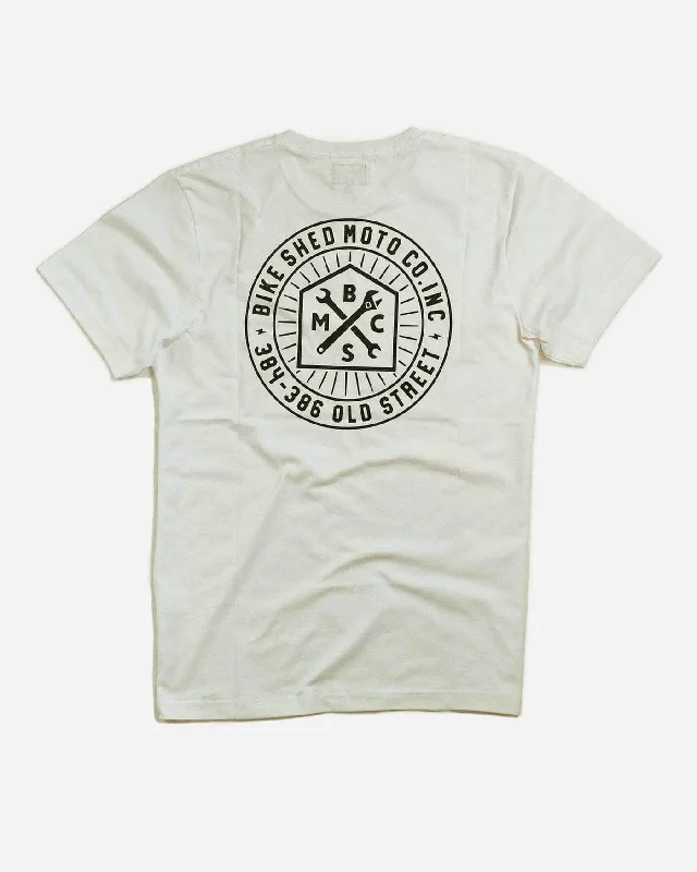 Weekend Bargains Just for You BSMC 384/386 Roundel T Shirt - Vintage White