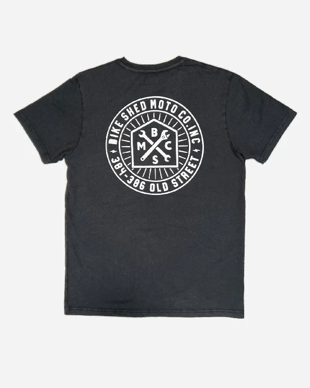 Weekend Savings Galore BSMC 384/386 Roundel T Shirt - Washed Black