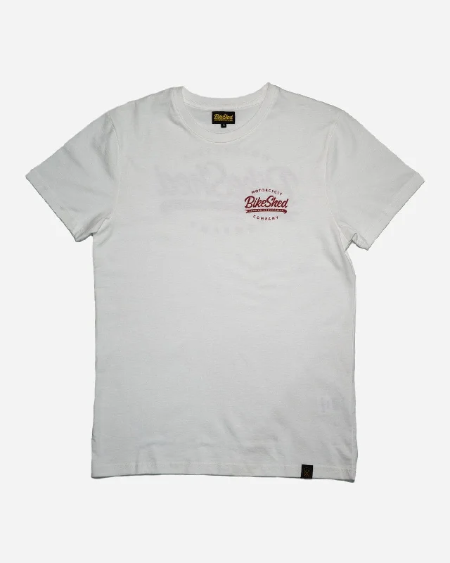 Weekend Deals That Wow BSMC Company T Shirt - Ecru