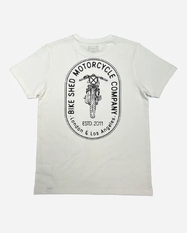Weekend Specials to Celebrate BSMC Drop Bars T Shirt - White