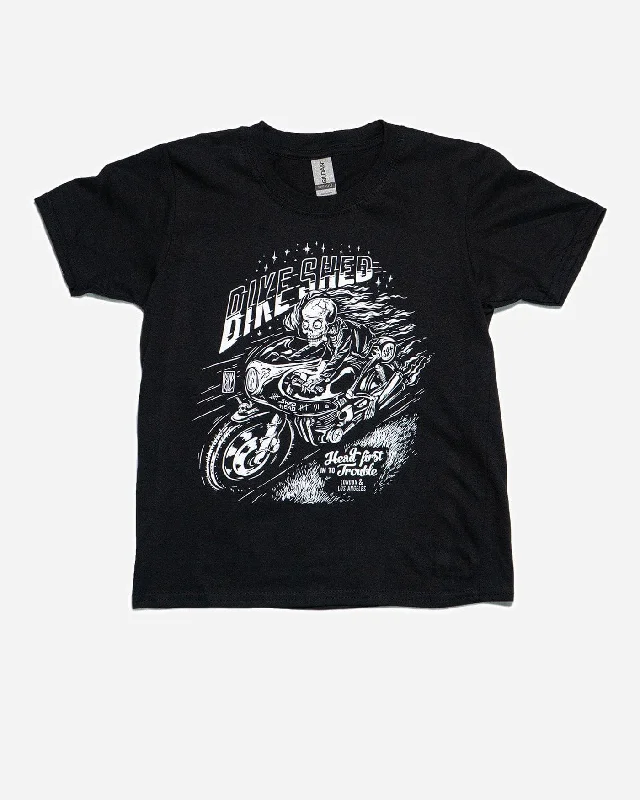 Weekend Savings Spectacle BSMC Kids 'Shed Head' T Shirt - Black