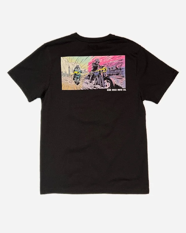 Weekend Offers That Tempt BSMC Mural T Shirt - Black