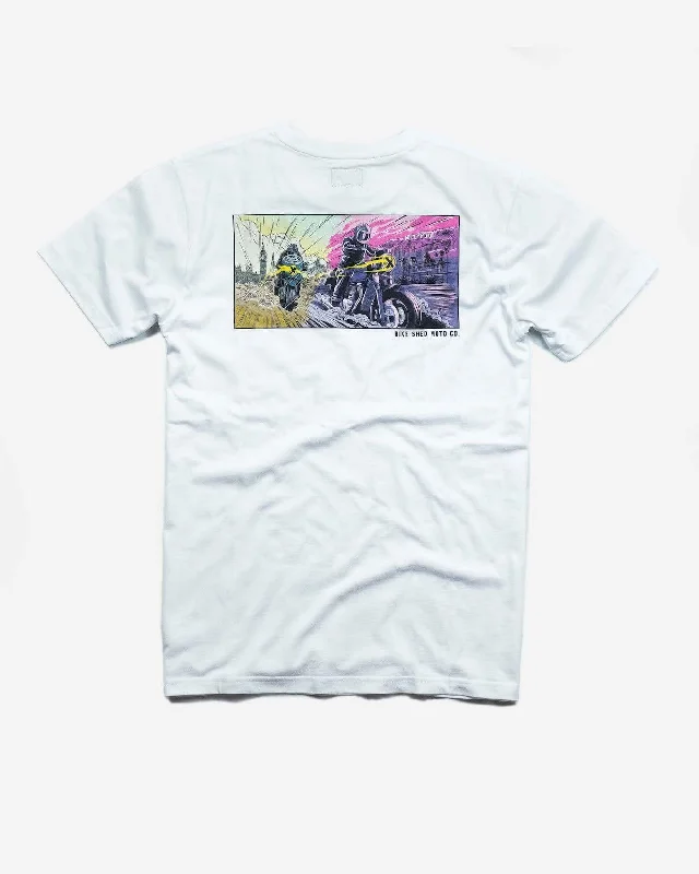 Weekend Specials to Relish BSMC Mural T Shirt - White