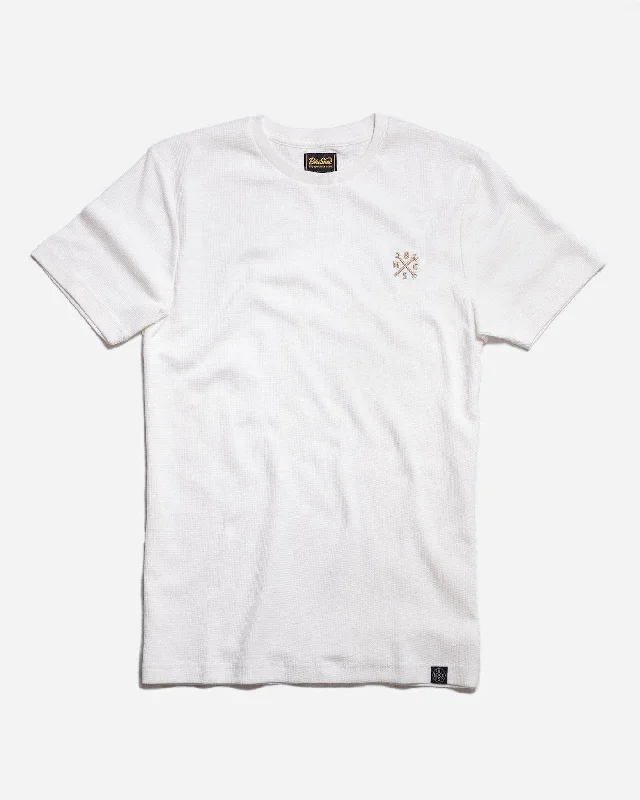 Big Discounts BSMC Waffle T Shirt - Cream