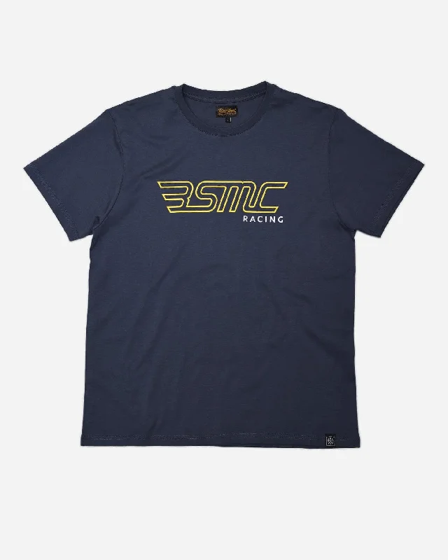 Weekend Wonders Await! BSMC Wing '85 T-Shirt - Navy