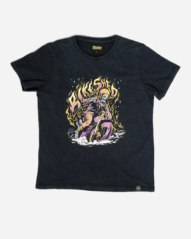 Weekend Savings Extravaganza BSMC Women's Speed Demon T-Shirt - Washed Black