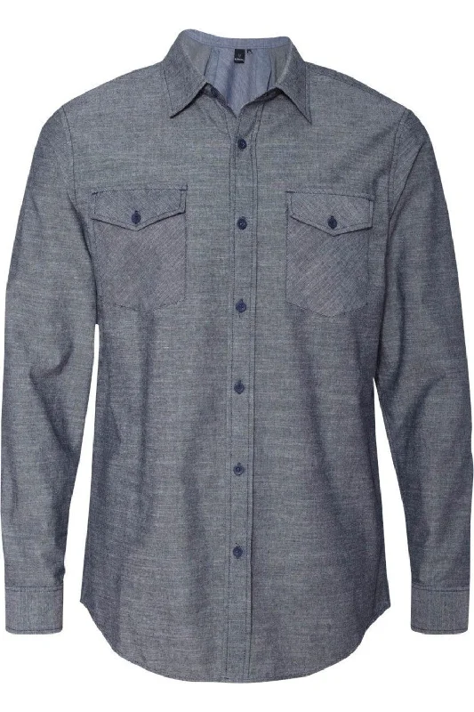 Today’s Deal Burnside Chambray Long Sleeve Shirt
