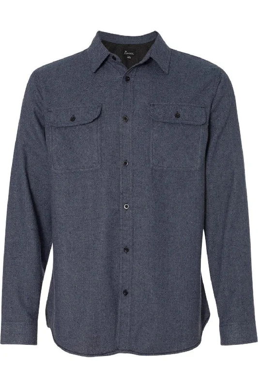YEAR-End Sale Burnside Solid Long Sleeve Flannel Shirt