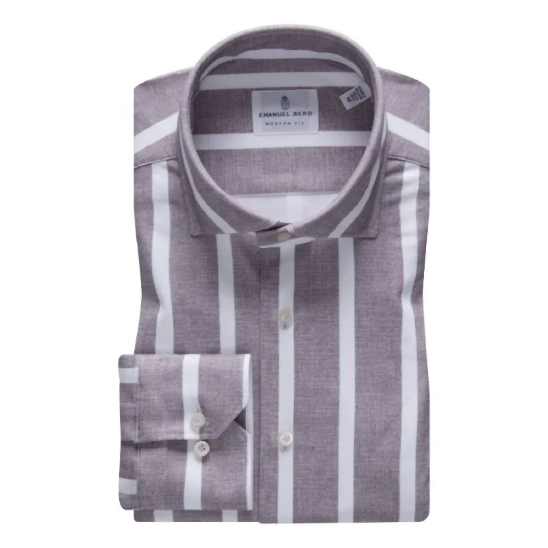 Byron In Grey Bold Stripe