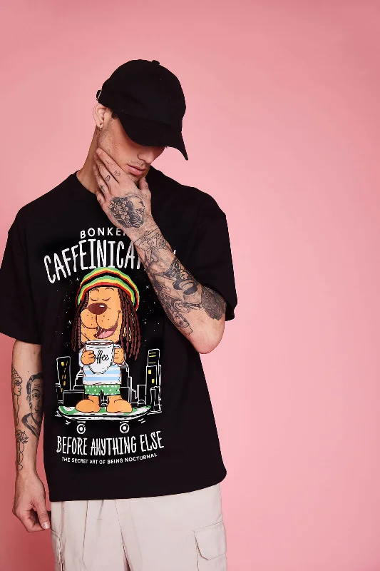 Sneak Peek Sale Caffeinication Oversized T-Shirt