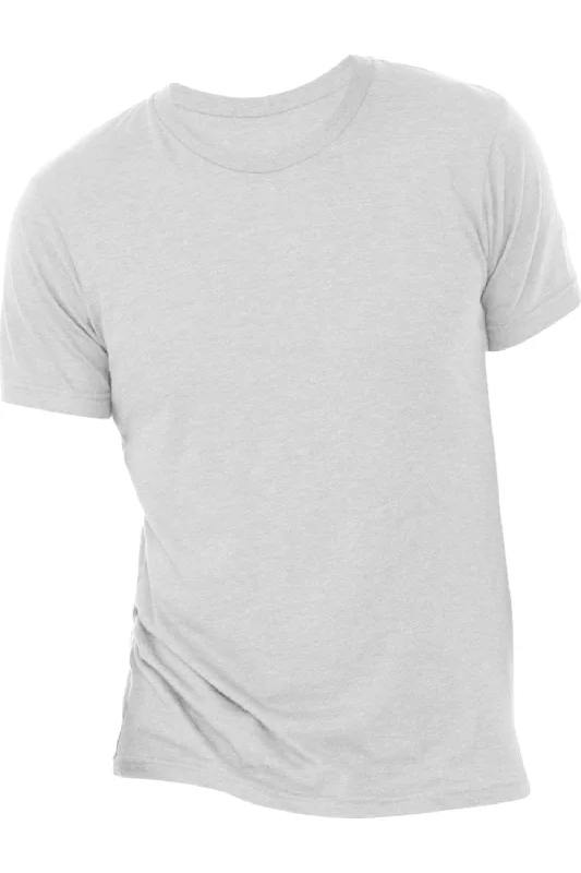 Doorbuster Deal Canvas Mens Triblend Crew Neck Plain Short Sleeve T-Shirt