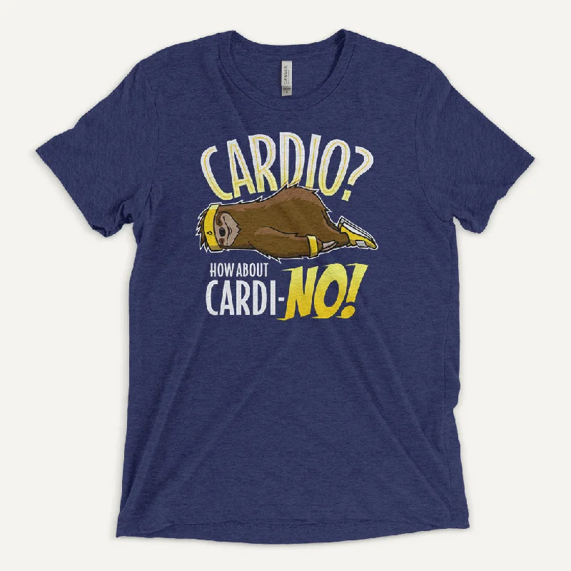 Cardio? How About Cardi-NO! Men's Triblend T-Shirt