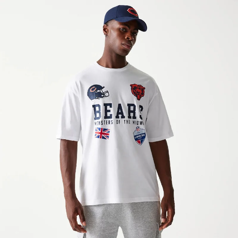 Chicago Bears NFL Games Collegiate White Oversized T-Shirt