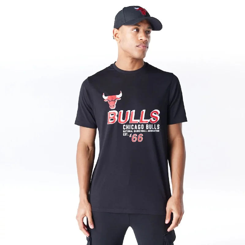 Chicago Bulls NBA Graphic Black T-Shirt