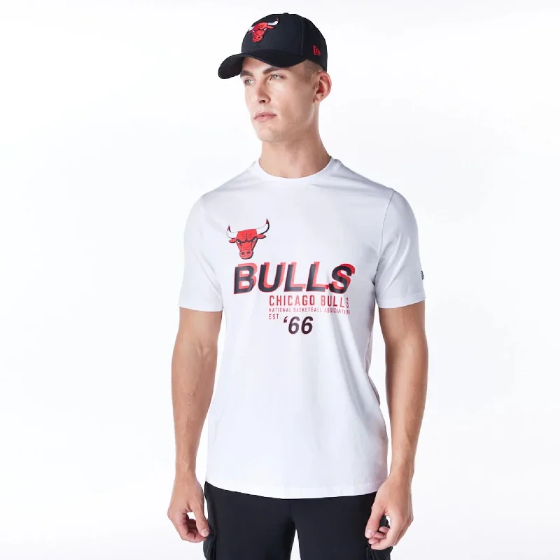 Chicago Bulls NBA Graphic White T-Shirt