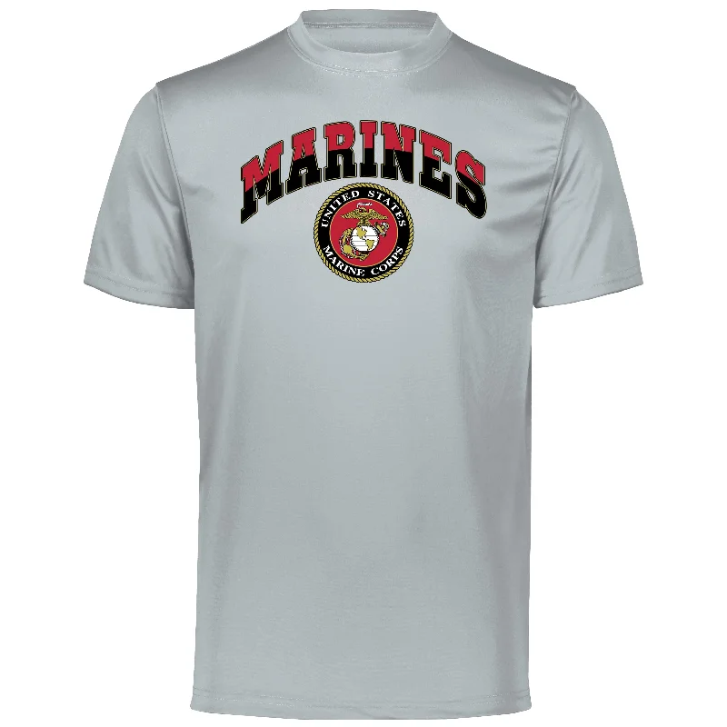 Unmissable Offer Marine Corps Silver Performance Tee