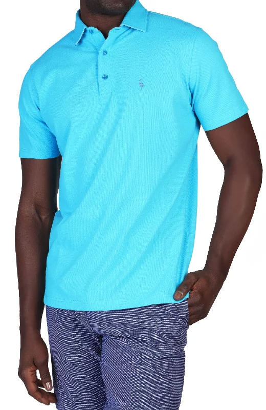 Classic Pique Polo With Gingham Trim