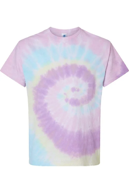 New Deals Colortone Multi-Color Tie-Dyed T-Shirt