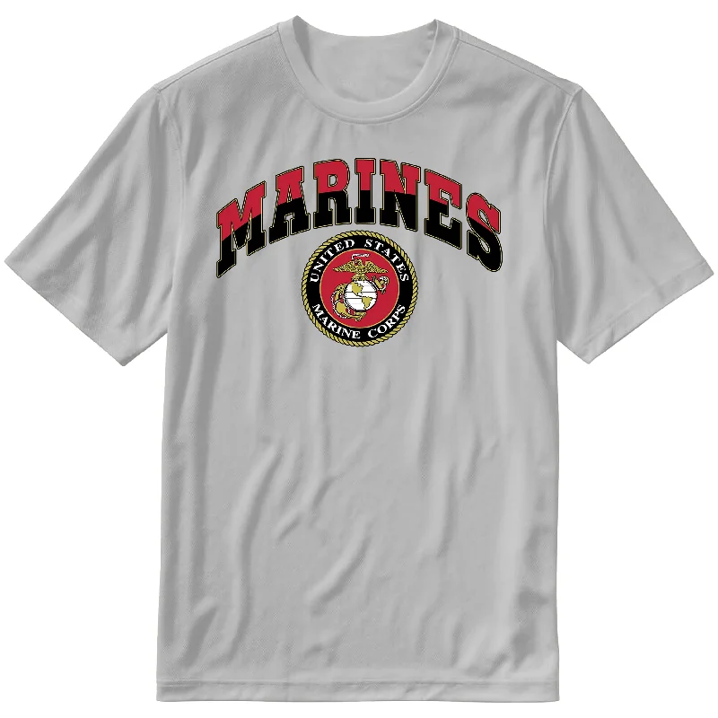 Weekend Offers That Sizzle Combat Charged Classic Marines Silver Performance Tee