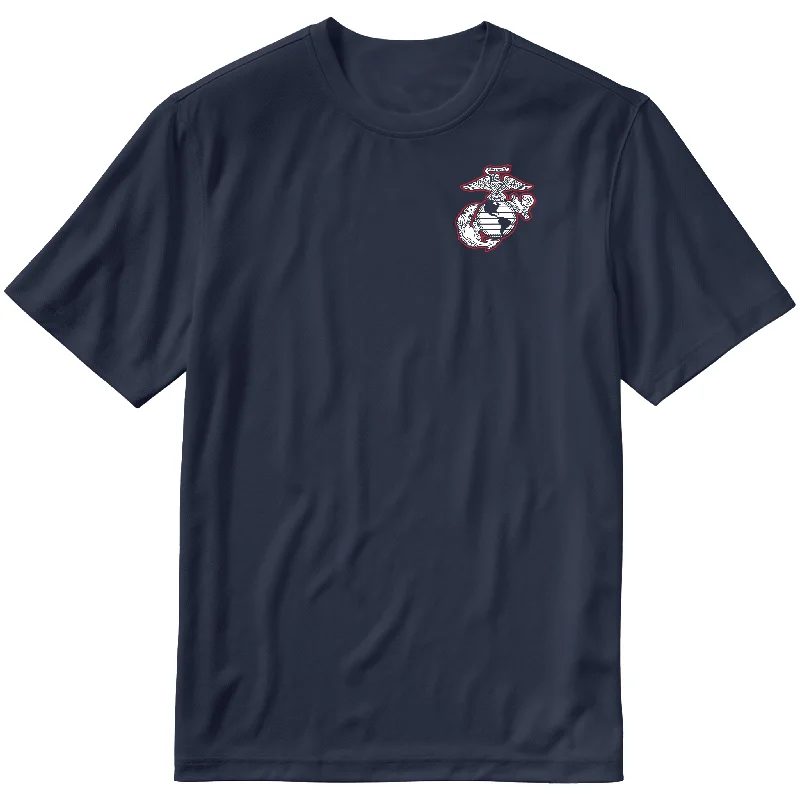 Weekend Deals That Amaze Combat Charged Red & White EGA Chest Seal Performance Tee