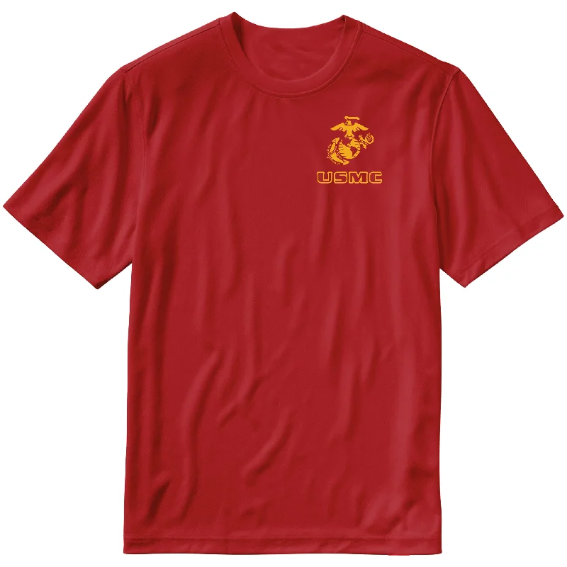 Weekend Deals That Wow Combat Charged USMC Outline Performance Tee