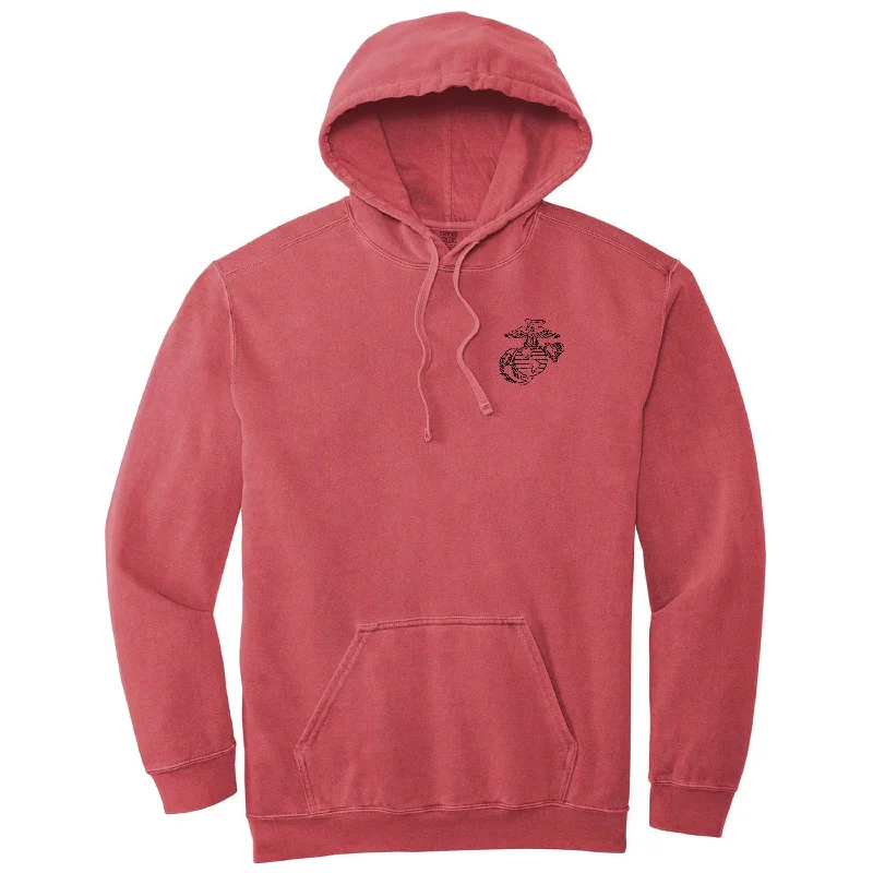 Value Deals Comfort Colors EGA Crimson Hoodie (Captain's Special)