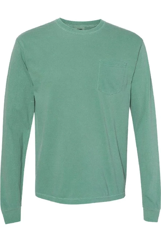 Reduced Prices Comfort Colors Garment-Dyed Heavyweight Long Sleeve Pocket T-Shirt