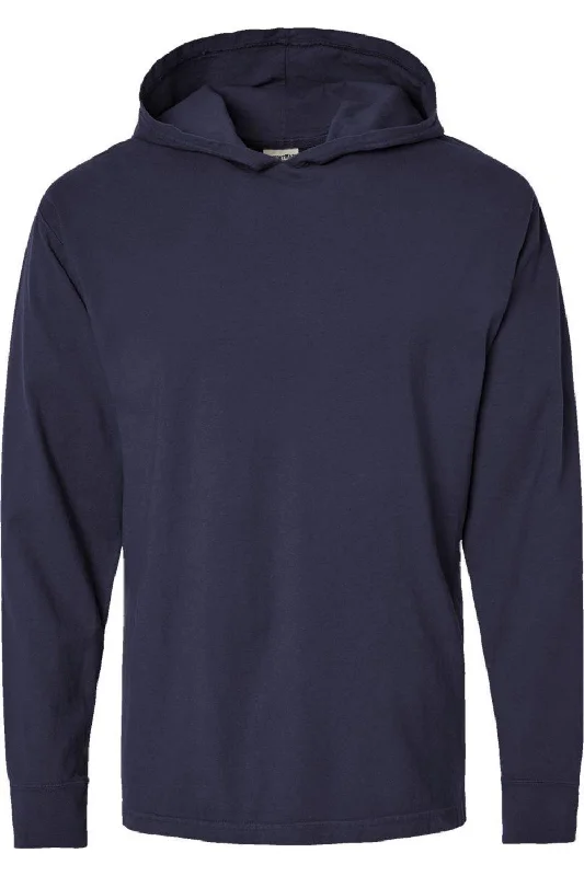 Warehouse Sale ComfortWash by Hanes Garment-Dyed Jersey Hooded Long Sleeve T-Shirt