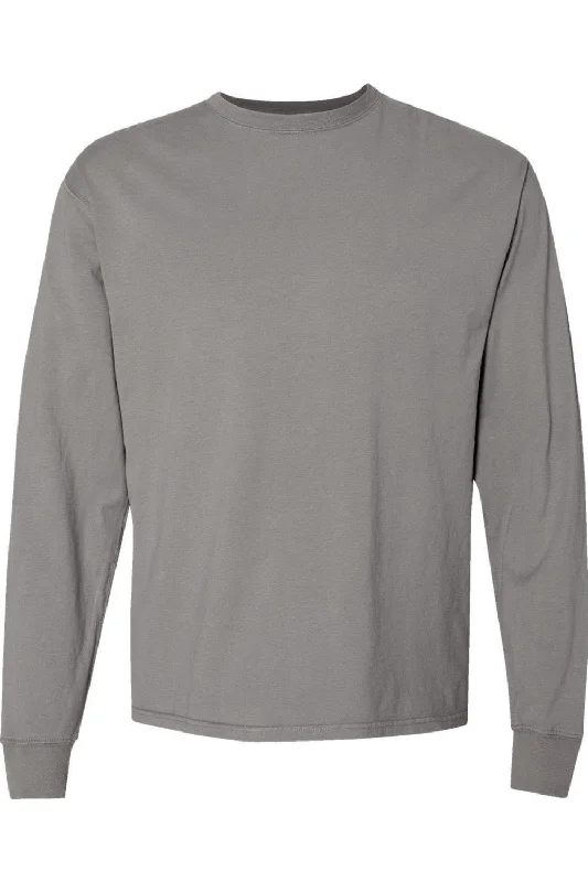 Cash Savings ComfortWash by Hanes Garment-Dyed Long Sleeve T-Shirt