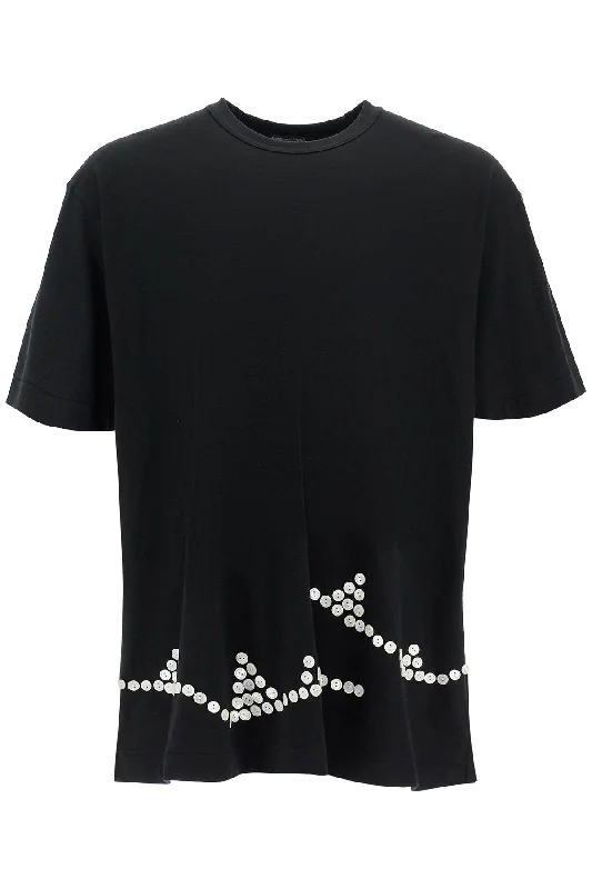 Comme Des Garcons Homme Plus Men's Embroide Button-Up T