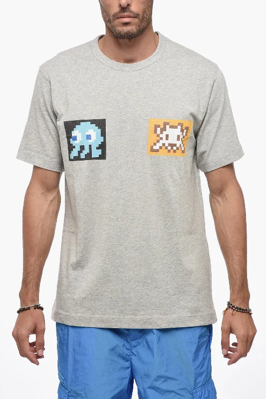 Comme Des Garçons SHIRT Crew Neck PACMAN T-Shirt with Prints