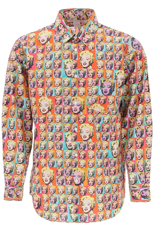 Comme Des Garcons Shirt Men's Marilyn Monroe Printed Shirt