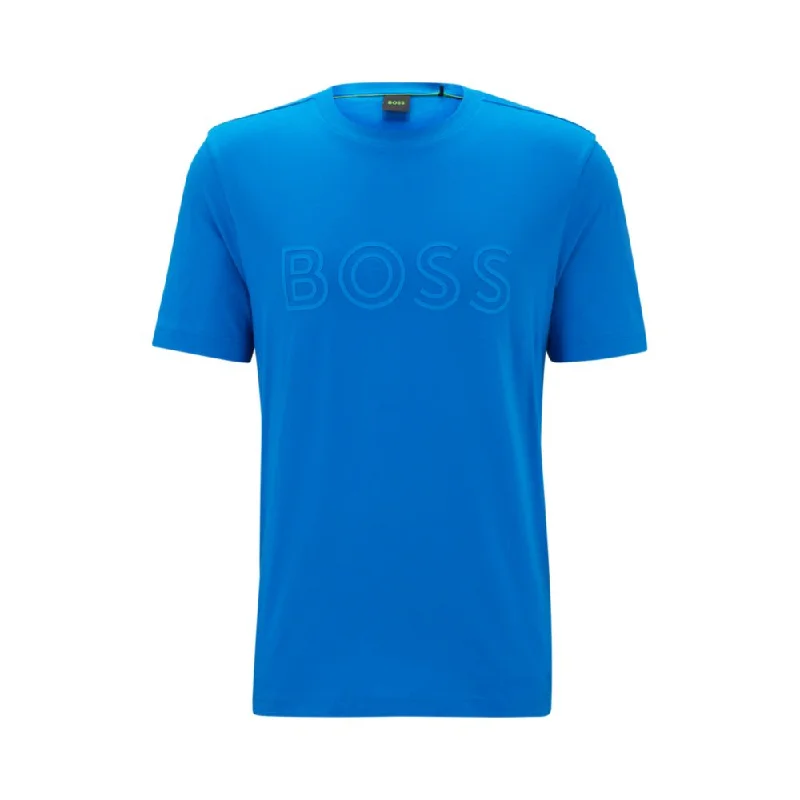 Cotton-jersey regular-fit T-shirt with logo artwork