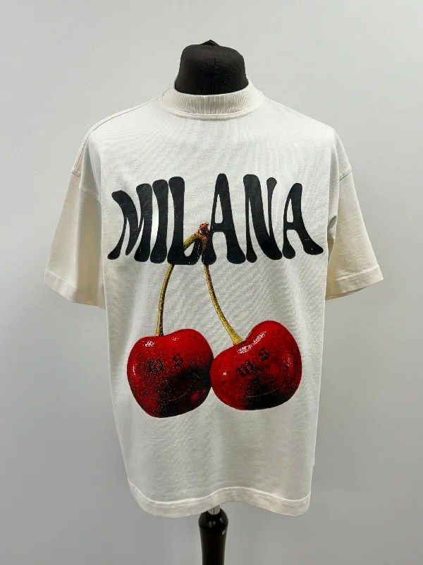 Cream Cherry Heavyweight T-shirt.