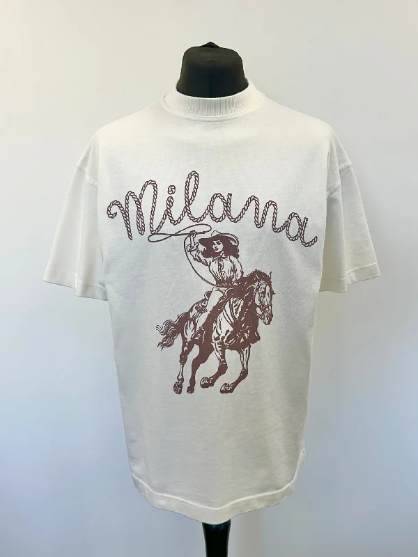 Cream Cowgirl Heavyweight T-shirt.